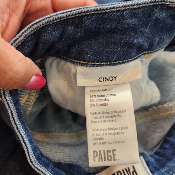 Paige Cindy High Rise Jeans Size 28 - Picture 6 of 9